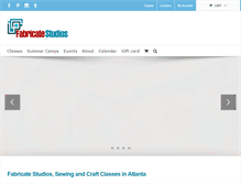 Tablet Screenshot of fabricateatlanta.com